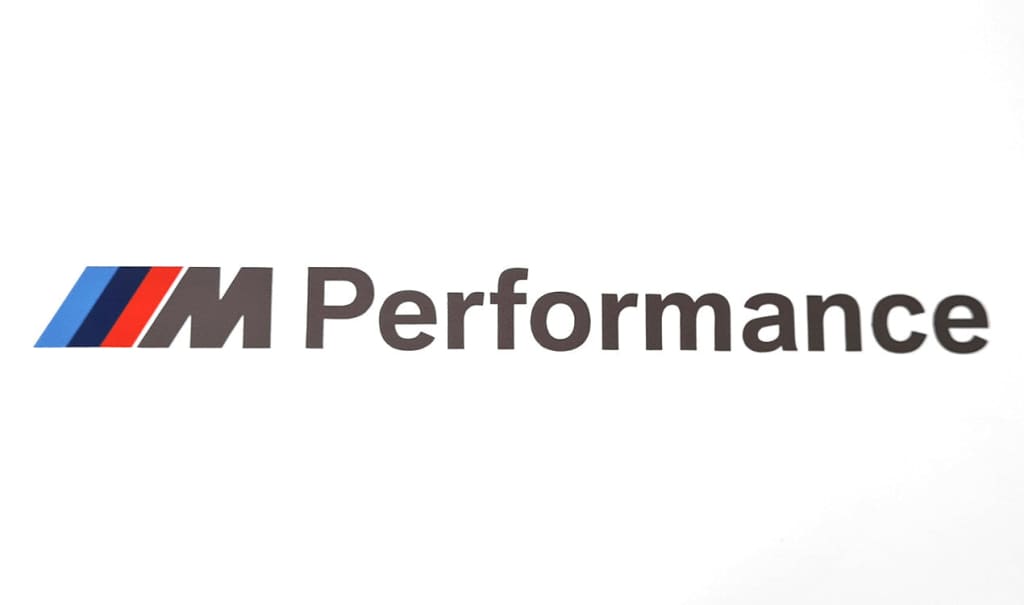 Satz BMW M Performance Aufkleber für BMW. Original BMW