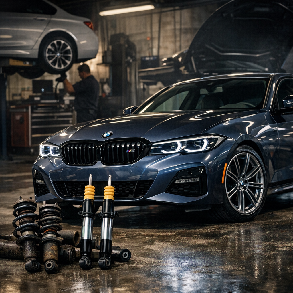 Amortiguadores BMW: síntomas, desgaste y cambio sin errores