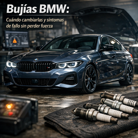 Bujías BMW: cuándo cambiarlas y síntomas de fallo sin perder fuerza