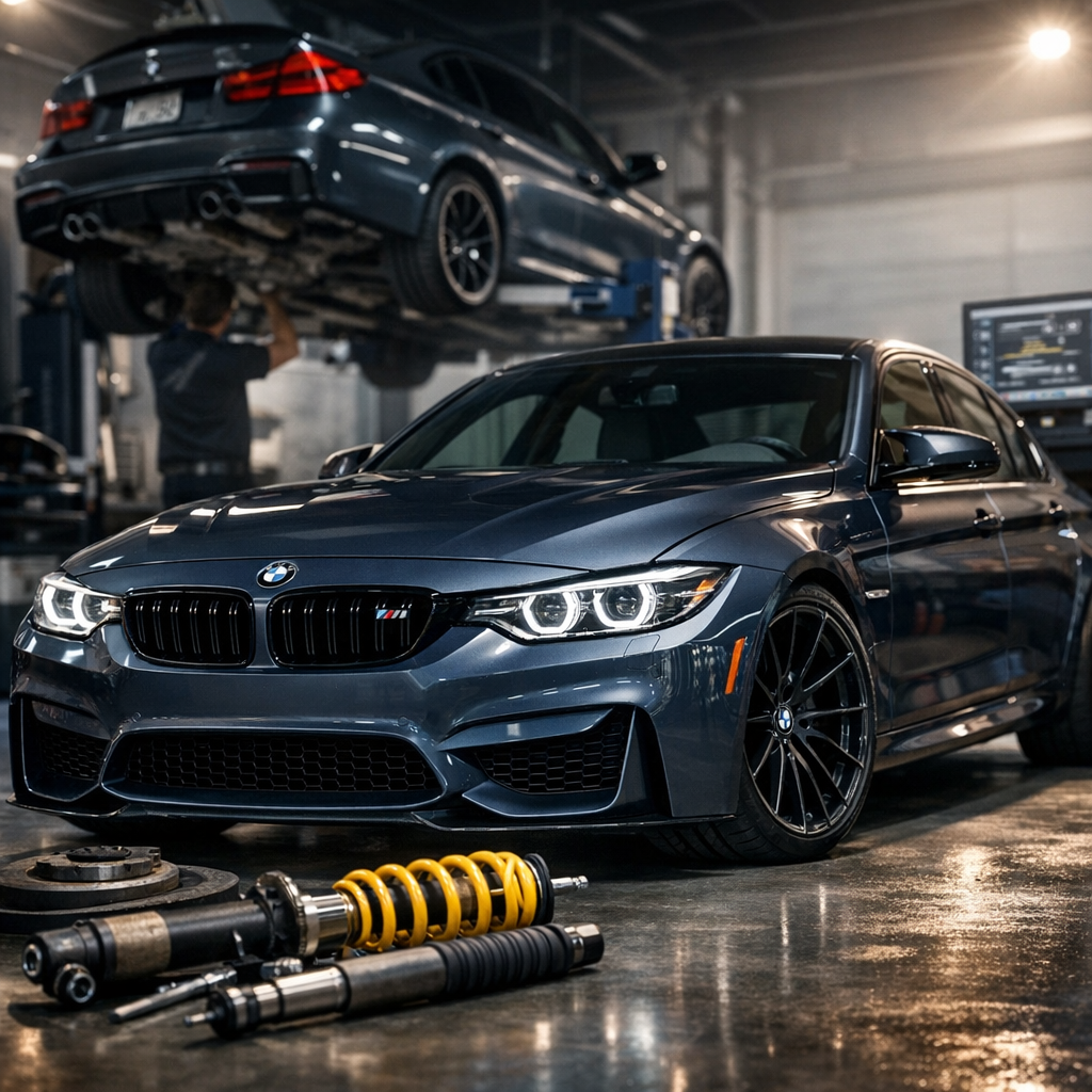 Suspension BMW: sintomas, mejora y puesta a punto sin errores