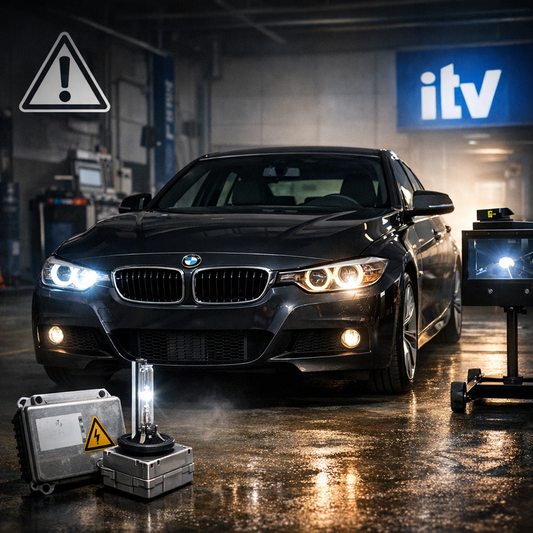 Faro xenon BMW: síntomas de fallo, balastro, nivelación y ITV