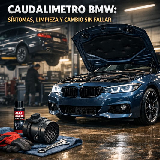 Caudalimetro BMW: sintomas, limpieza y cambio sin fallar