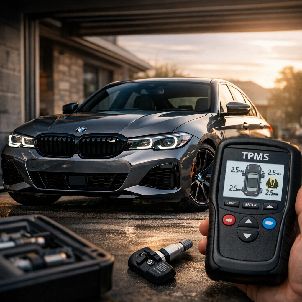 Sensor TPMS BMW: fallos, reset y cambio sin pasar por el taller