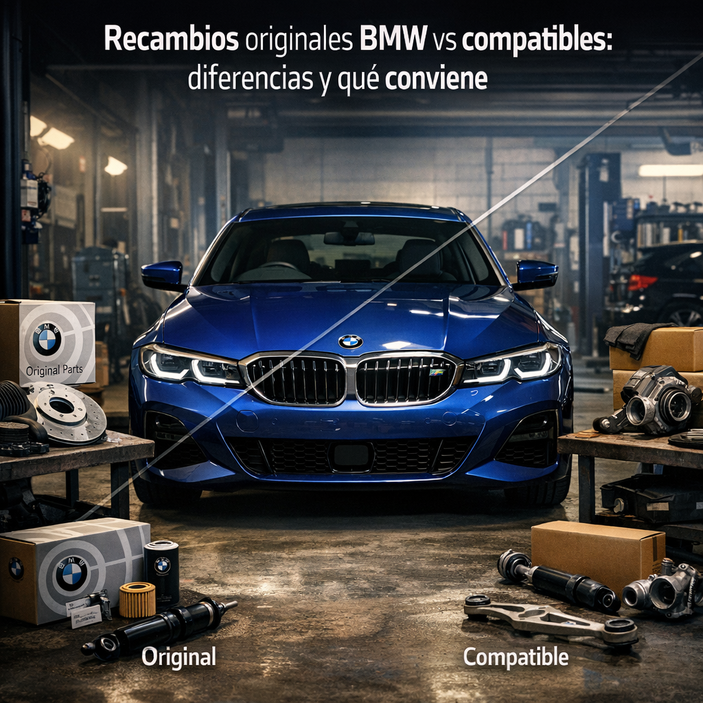 Recambios originales BMW vs compatibles: diferencias y qué conviene