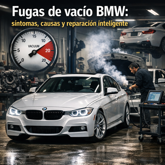 Fugas de vacío BMW: síntomas, causas y reparación inteligente