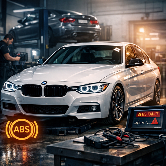 Fallo del ABS BMW: síntomas, diagnosis y reparación sin adivinar