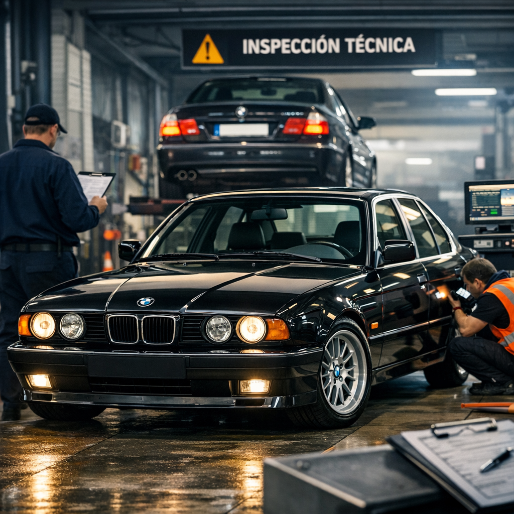 BMW E34 usado: guía de compra y fallos bajo inspección pública