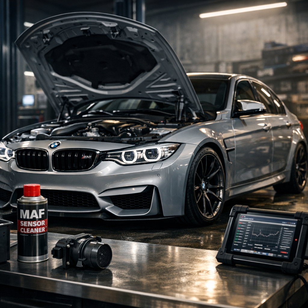 Sensor MAF BMW: síntomas, diagnosis y limpieza sin perder potencia