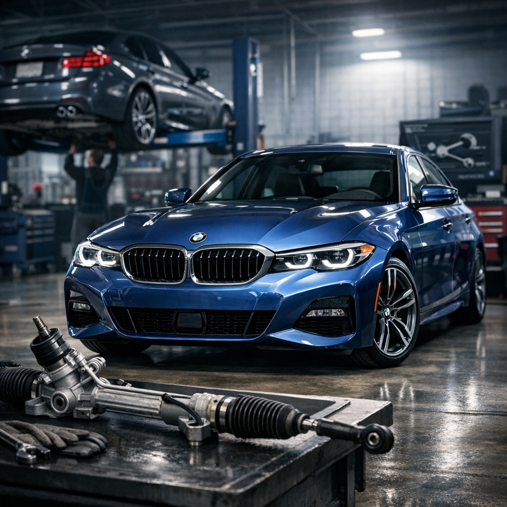 Cremaillera de direccion BMW: sintomas y cambio sin sustos