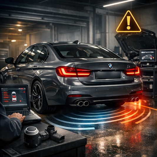 Sensor de aparcamiento BMW: fallos, diagnosis y cambio útil