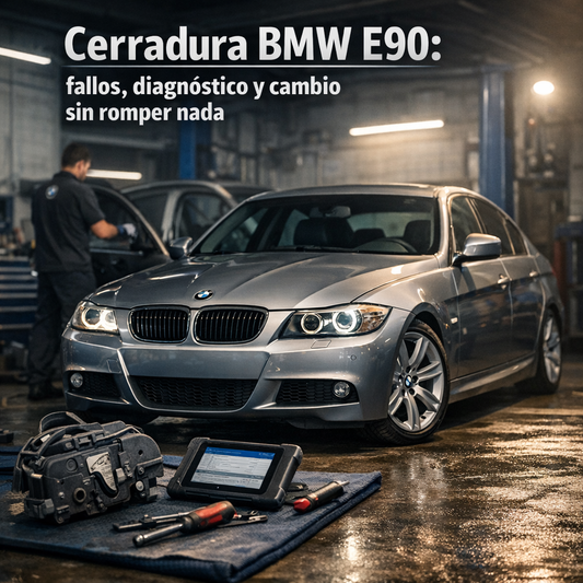 Cerradura BMW E90: fallos, diagnóstico y cambio sin romper nada