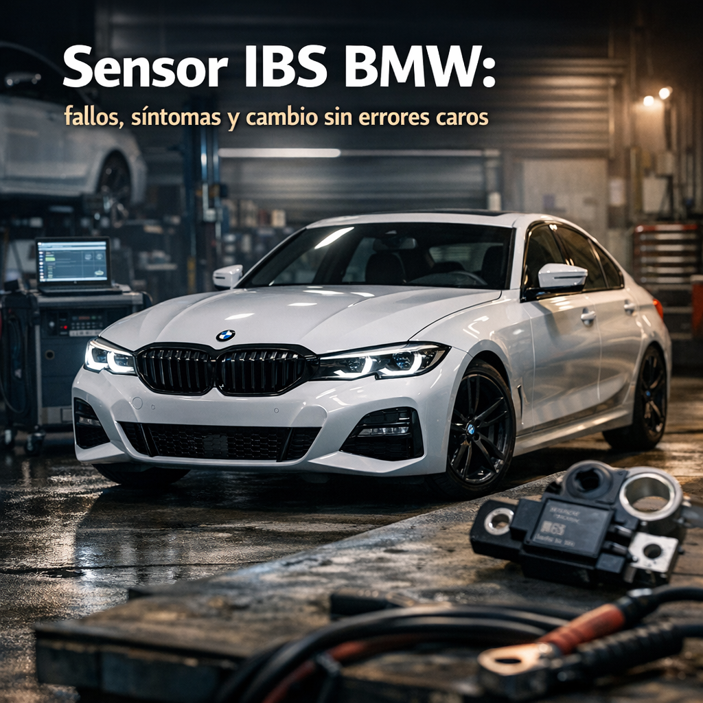 Sensor IBS BMW: fallos, sintomas y cambio sin errores caros