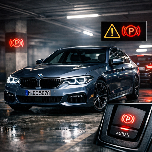 Freno de estacionamiento eléctrico BMW: fallos y uso seguro diario