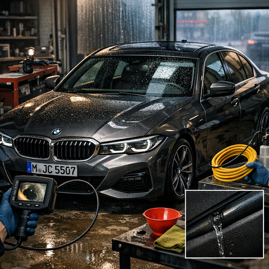 Techo solar BMW: fallos, desagües y reparación sin filtraciones