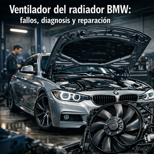 Ventilador del radiador BMW: fallos, diagnosis y reparación
