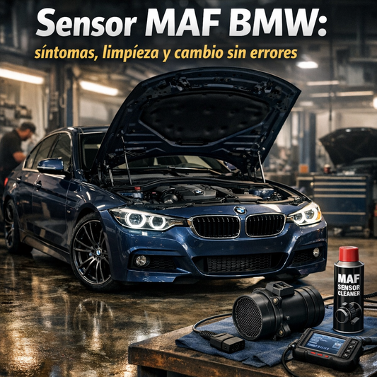 Sensor MAF BMW: sintomas, limpieza y cambio sin errores