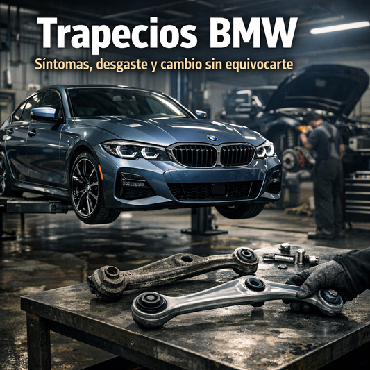 Trapecios BMW: síntomas, desgaste y cambio sin equivocarte