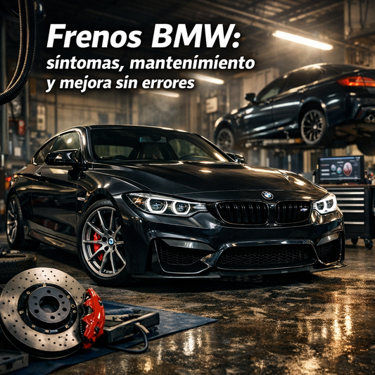 Frenos BMW: sintomas, mantenimiento y mejora sin errores