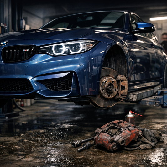 Pinza de freno BMW gripada: síntomas, causas y solución segura