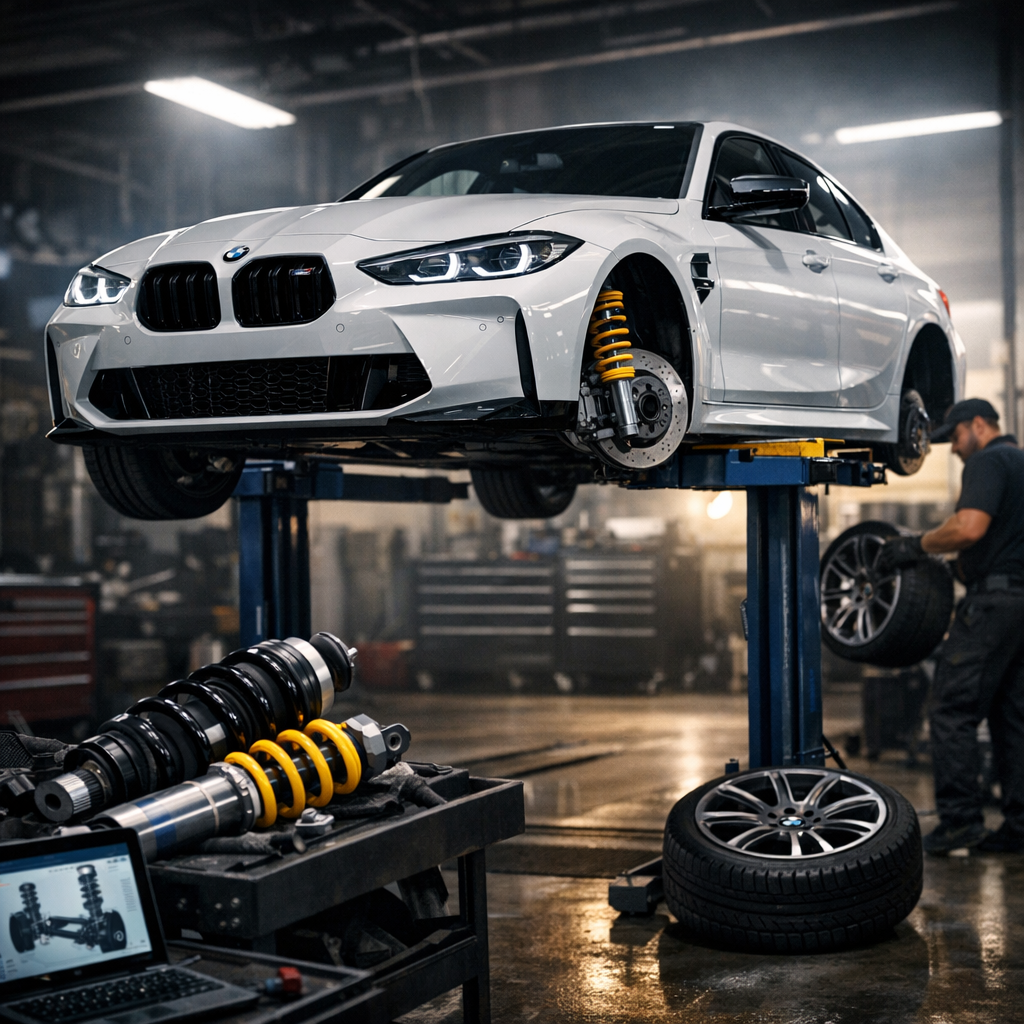 Suspensión BMW: síntomas, mejora y mantenimiento sin errores
