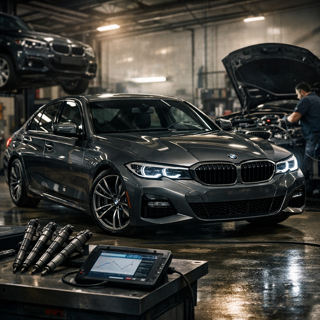 Inyectores BMW diésel: fallos, diagnosis y cambio inteligente