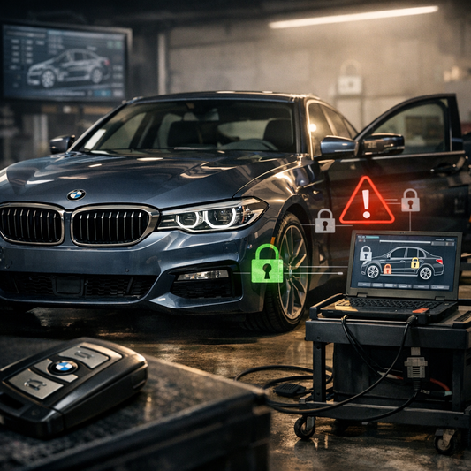 Cierre centralizado BMW: fallos y diagnosis sin desmontar de más
