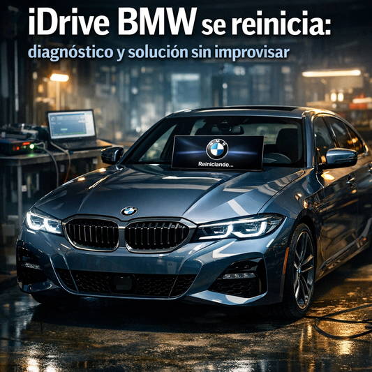 iDrive BMW se reinicia: diagnóstico y solución sin improvisar