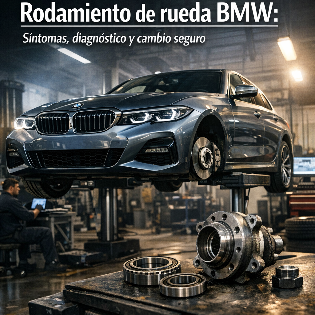Rodamiento de rueda BMW: síntomas, diagnóstico y cambio seguro