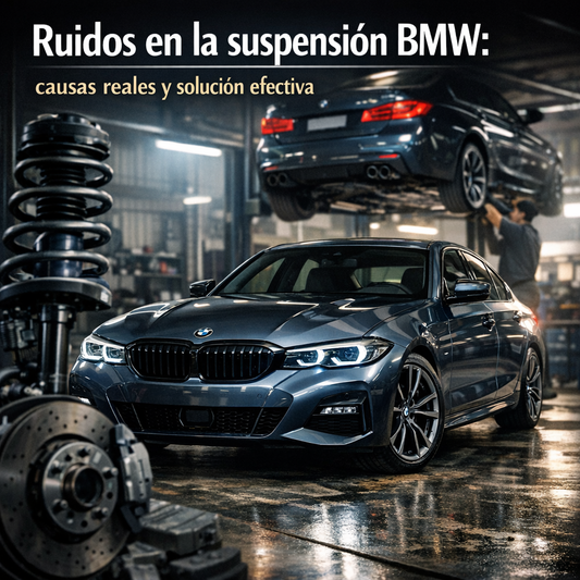 Ruidos en la suspension BMW: causas reales y solucion efectiva
