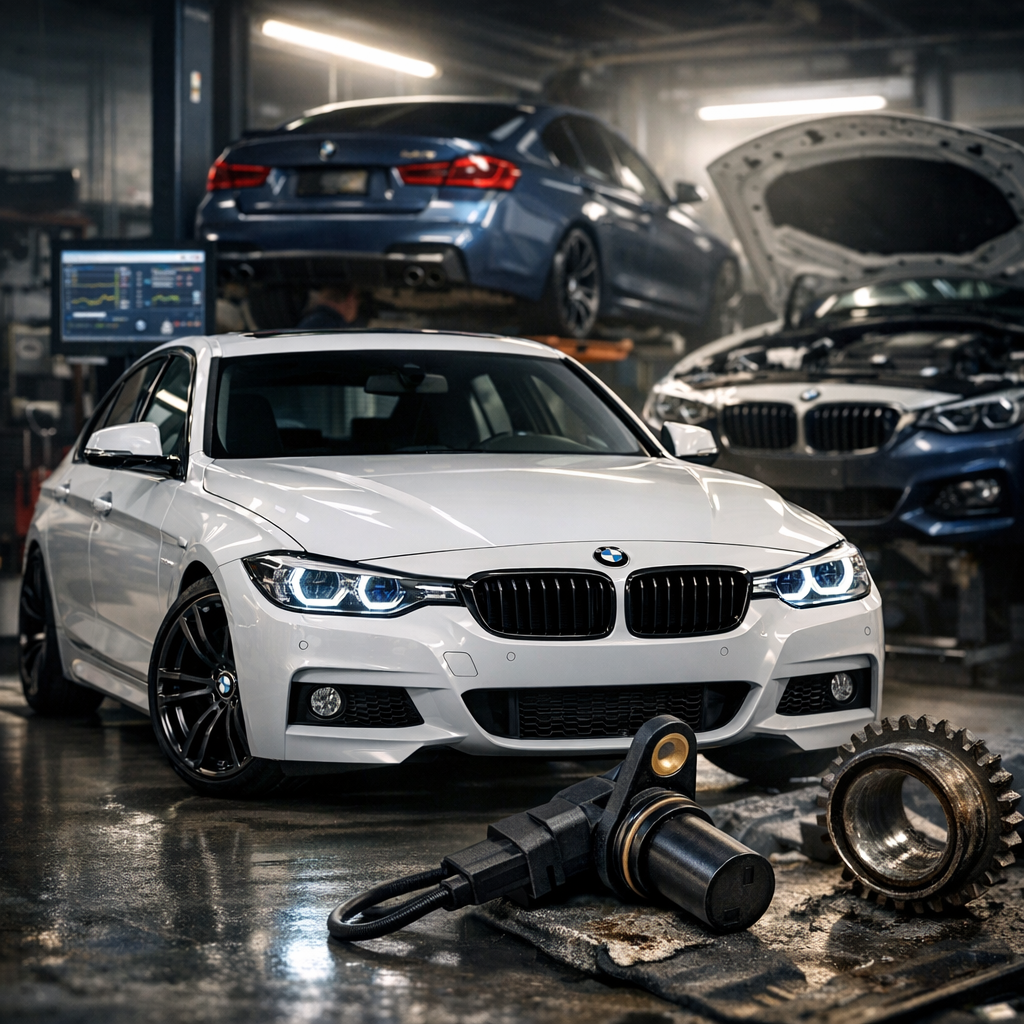 Sensor de cigüeñal BMW: fallos, síntomas y cambio sin errores