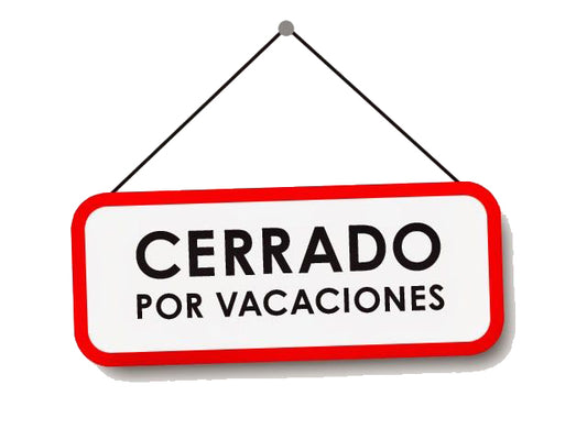 Cerrado por Vacaciones