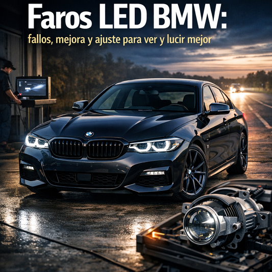 Faros LED BMW: fallos, mejora y ajuste para ver y lucir mejor