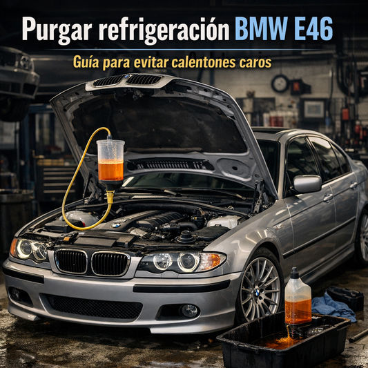 Purgar refrigeración BMW E46: guía para evitar calentones caros