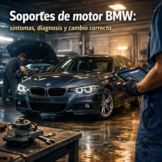 Soportes de motor BMW: síntomas, diagnosis y cambio correcto