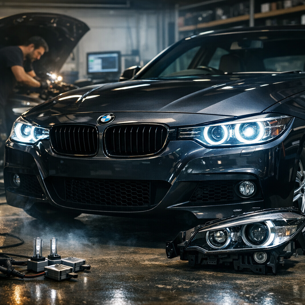 Faros xenón BMW: fallos típicos, reparación y mejora real