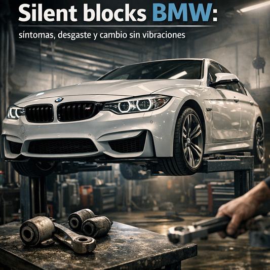 Silent blocks BMW: sintomas, desgaste y cambio sin vibraciones