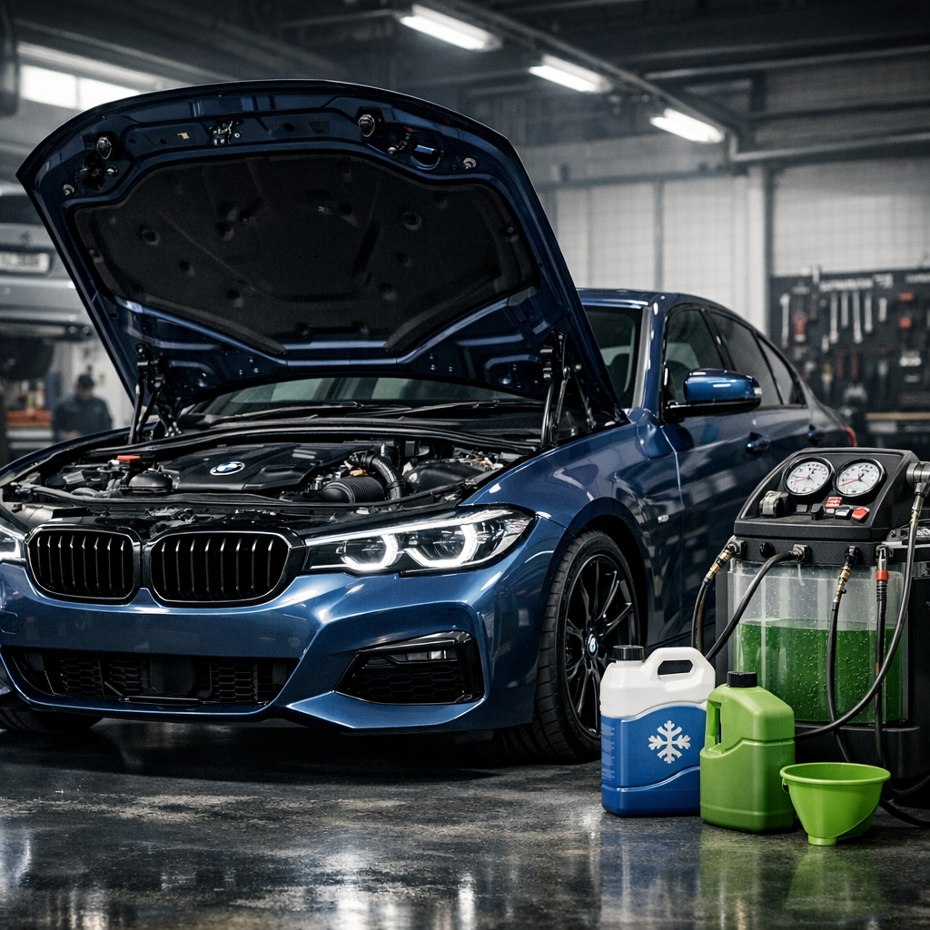 Cambio de refrigerante BMW: tipos, intervalos y purgado perfecto