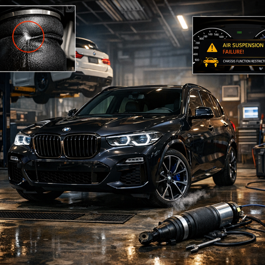 Suspensión neumática BMW: síntomas, fugas y cómo repararla bien