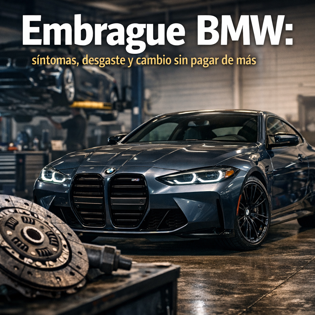 Embrague BMW: sintomas, desgaste y cambio sin pagar de mas