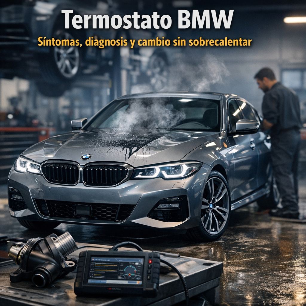 Termostato BMW: síntomas, diagnosis y cambio sin sobrecalentar