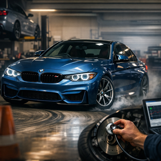 Ruido al girar en BMW: causas reales y diagnóstico por ranking