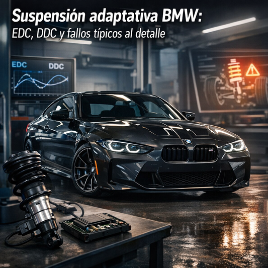 Suspensión adaptativa BMW: EDC, DDC y fallos típicos al detalle