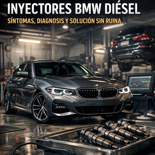 Inyectores BMW diésel: síntomas, diagnosis y solución sin ruina