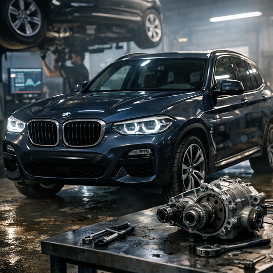 Caja transfer xDrive BMW: ruidos, tirones y mantenimiento real