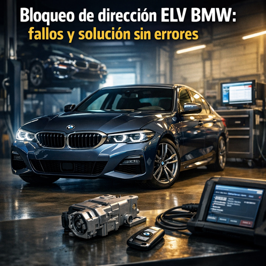 Bloqueo de dirección ELV BMW: fallos y solución sin errores