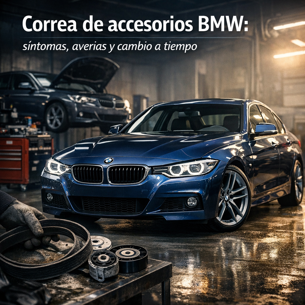 Correa de accesorios BMW: sintomas, averias y cambio a tiempo