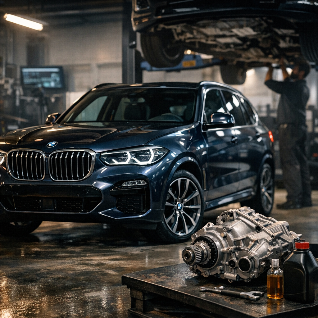 Caja transfer xDrive BMW: síntomas, aceite y averías clave