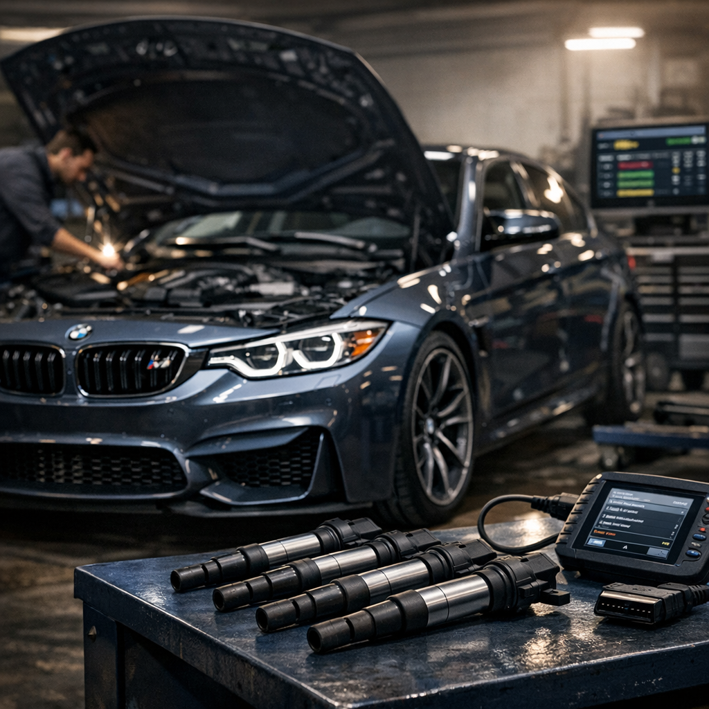 Bobinas BMW: síntomas de fallo, diagnosis y cambio sin errores