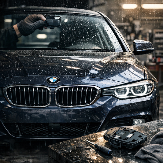 Sensor de lluvia BMW: fallos, ajuste y cambio sin errores