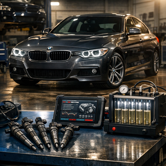 Inyectores BMW diésel: síntomas, diagnosis y limpieza efectiva